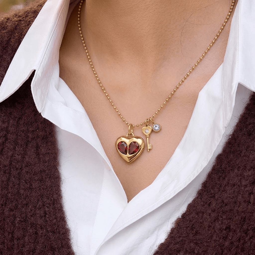 Keyheart Necklace