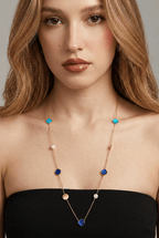 Lumina Necklace‑Blue