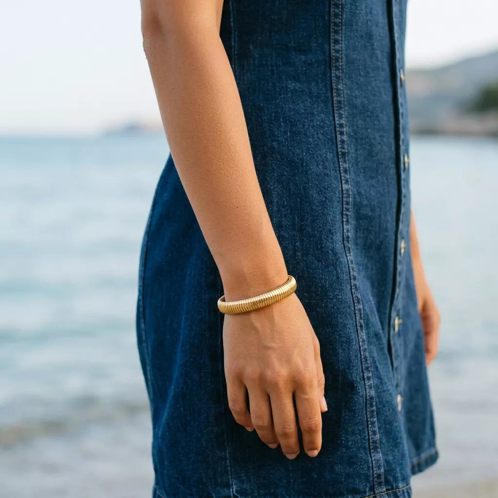 Flex Ribbed Bangle