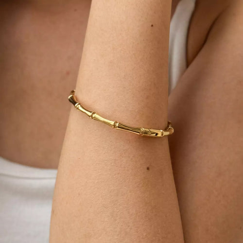 Bamboo Hinged Bangle