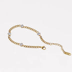Curb Zircon Bracelet