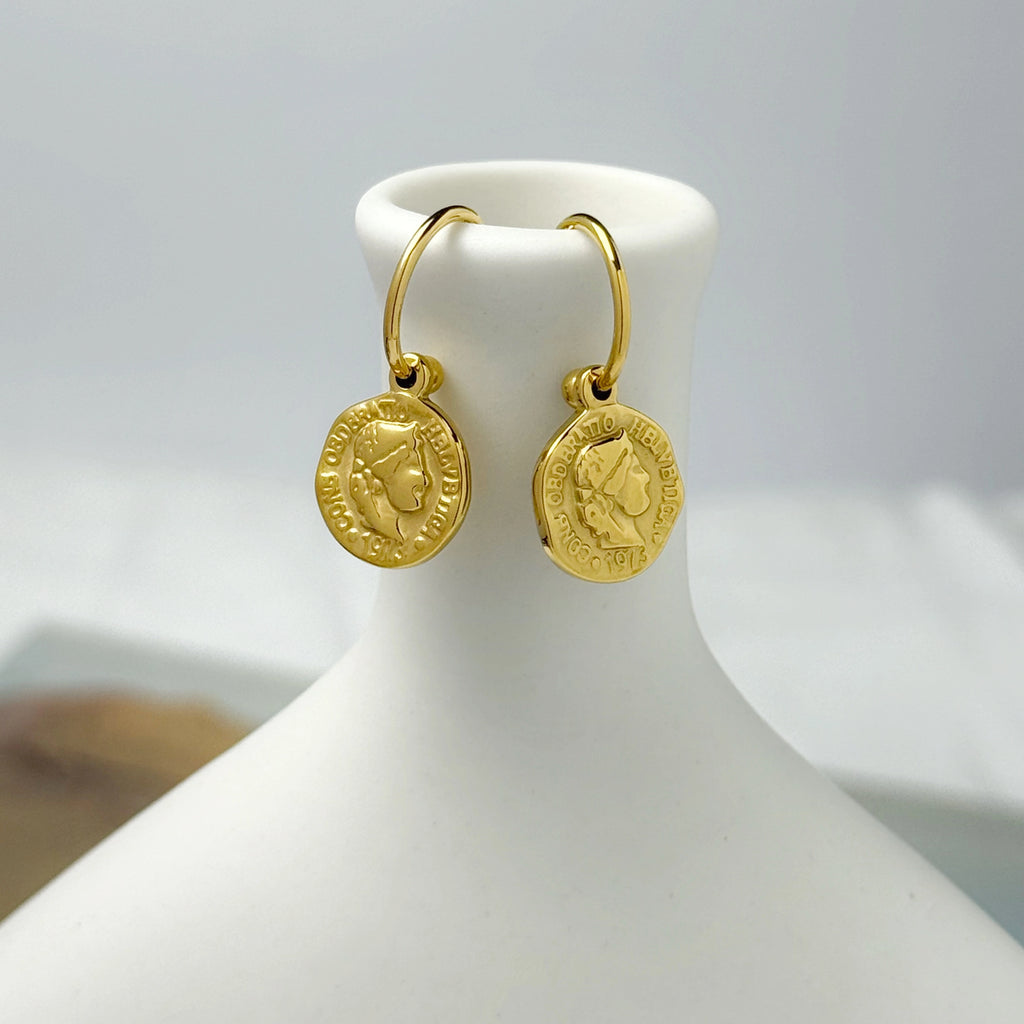 Vintage Coin Earrings
