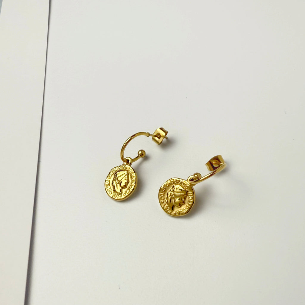 Vintage Coin Earrings