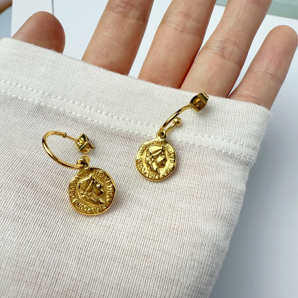 Vintage Coin Earrings