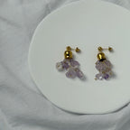 Dusk Amethyst Bell Earrings