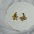 Sunset Citrine Bell Earrings