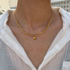 Lucky Charm Layered Station Necklaces