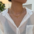 Lucky Charm Layered Station Necklaces+Bracelets | Jewelry Set