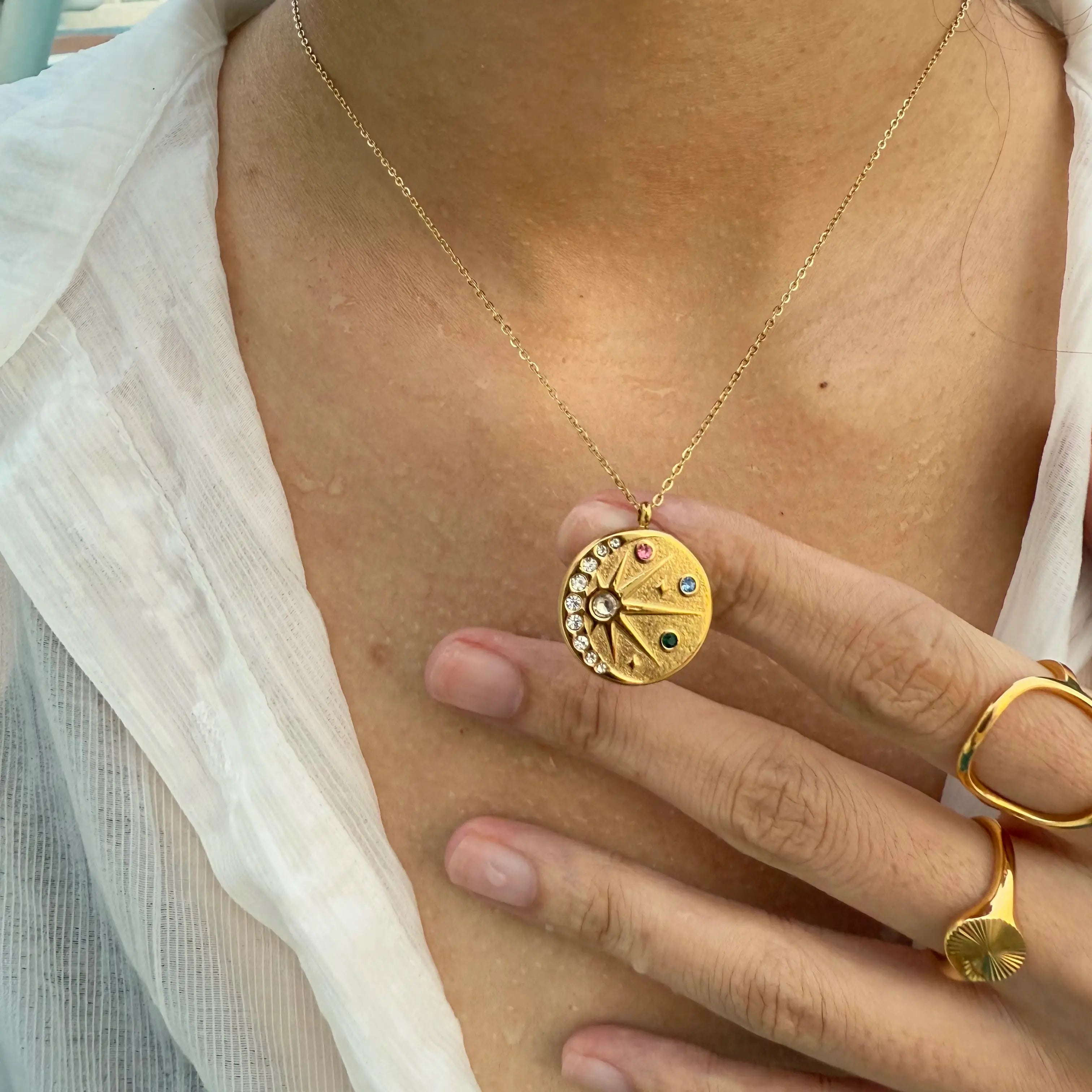 Celestial Star Moon Necklaces