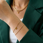 Lucky Charm Layered Station Necklaces
