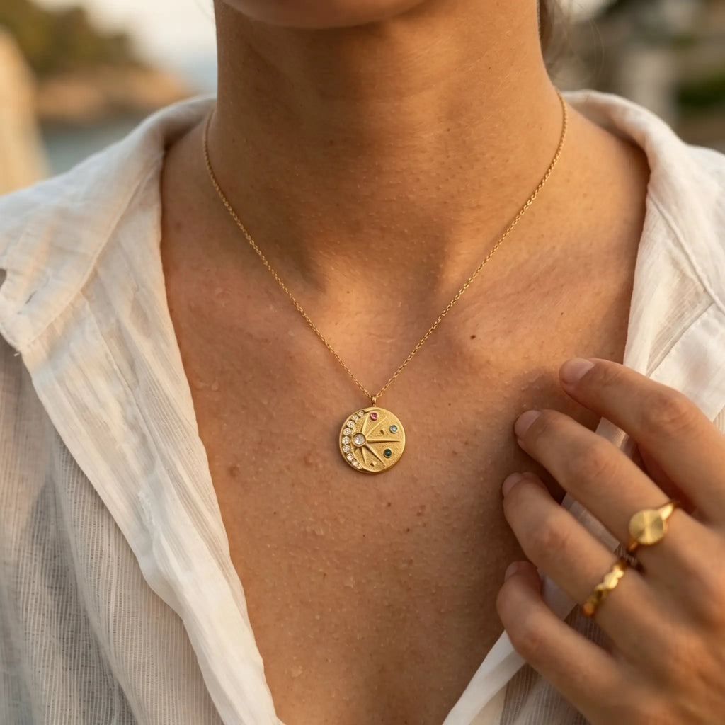 Celestial Star Moon Necklaces