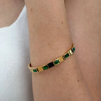 Emerald Glow Bangle