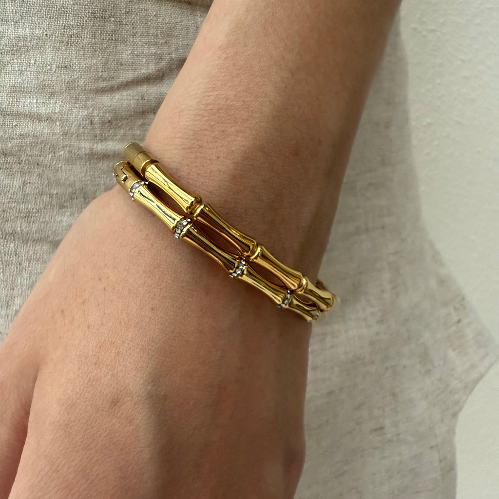 Bamboo Hinged Bangle