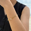 Curb Zircon Bracelet