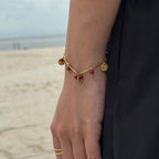 Carnelian Charm Bracelet
