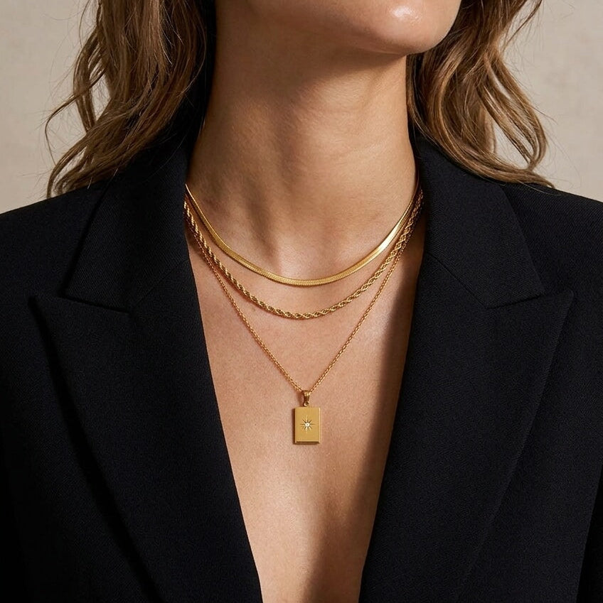 Novis Necklace 【3 Pieces】