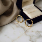 Beaded Hoop Earrings