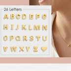 Dainty Initial Letter Necklaces