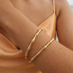 Bamboo Hinged Bangle