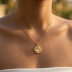 Ocean Wave Medallion Necklaces