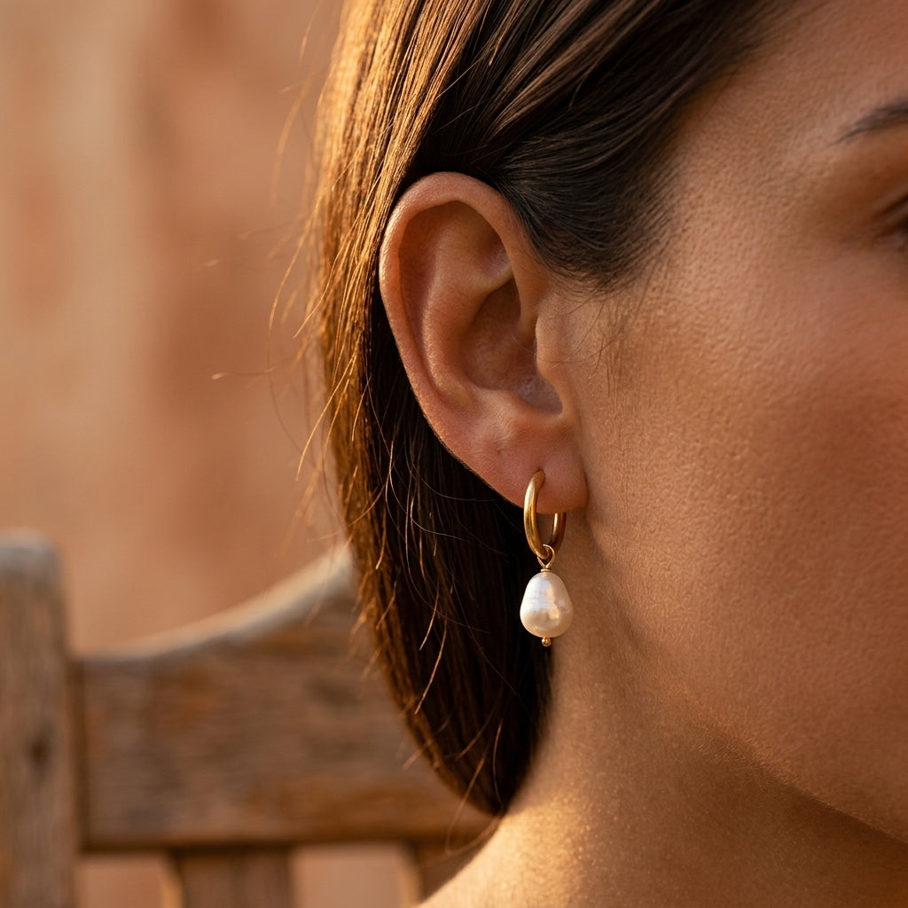 Luna Pearl Earrings