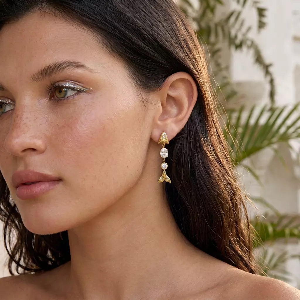 Kyma Earrings‑Clear