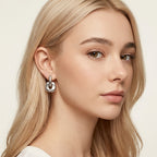 Torin Earrings‑Silver