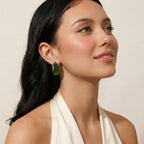 Elowen Earrings‑Green