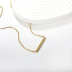 Pavé Bar Necklaces