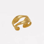Flow Ring‑Gold