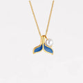Whale Tail Pearl Necklaces