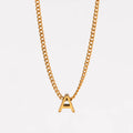 Dainty Initial Letter Necklaces