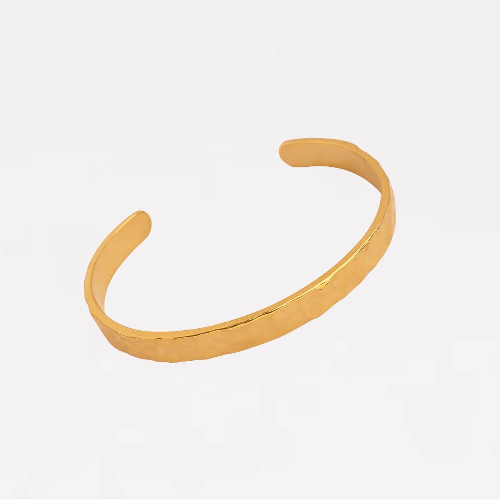 Hammered Cuff Bangle