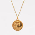 Ocean Wave Medallion Necklaces