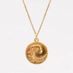 Ocean Wave Medallion Necklaces