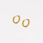 Beaded Hoop Earrings