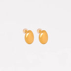 Elara Oval Stud Earrings