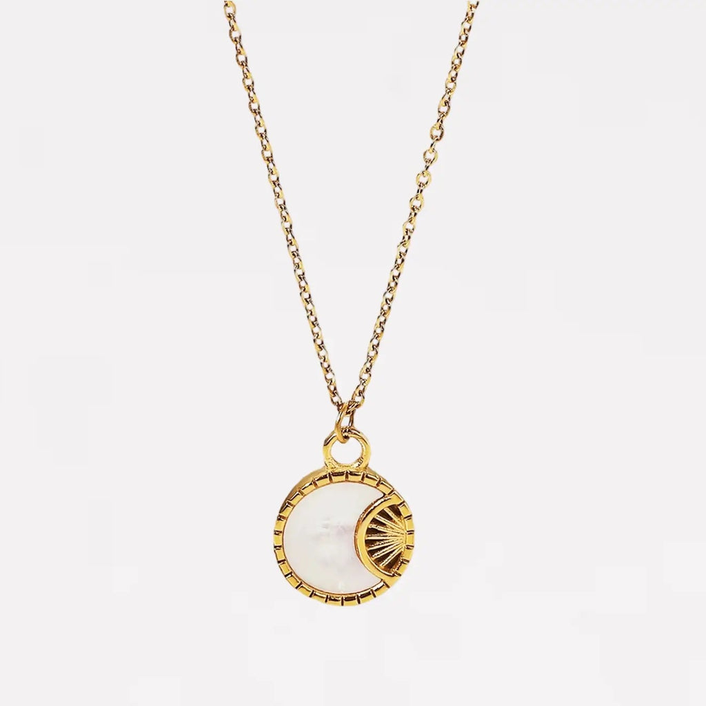 Sunrise Shell Medallion Necklaces