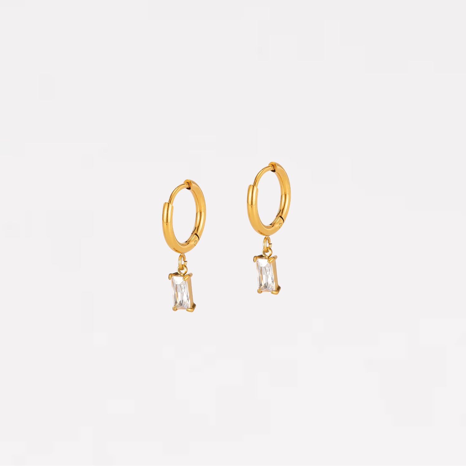 Lumina Baguette Earrings