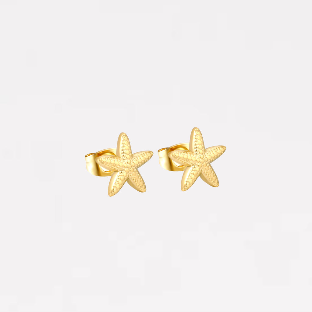Coral Starfish Earrings