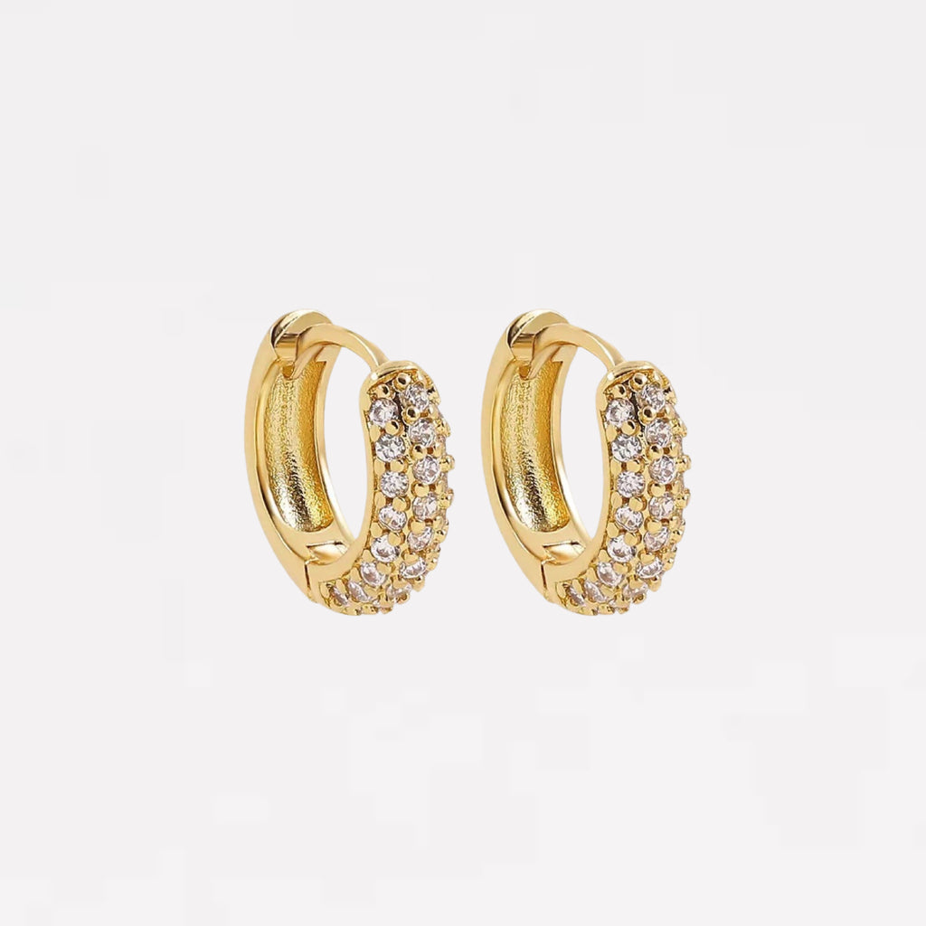 Zora Pavé Earrings