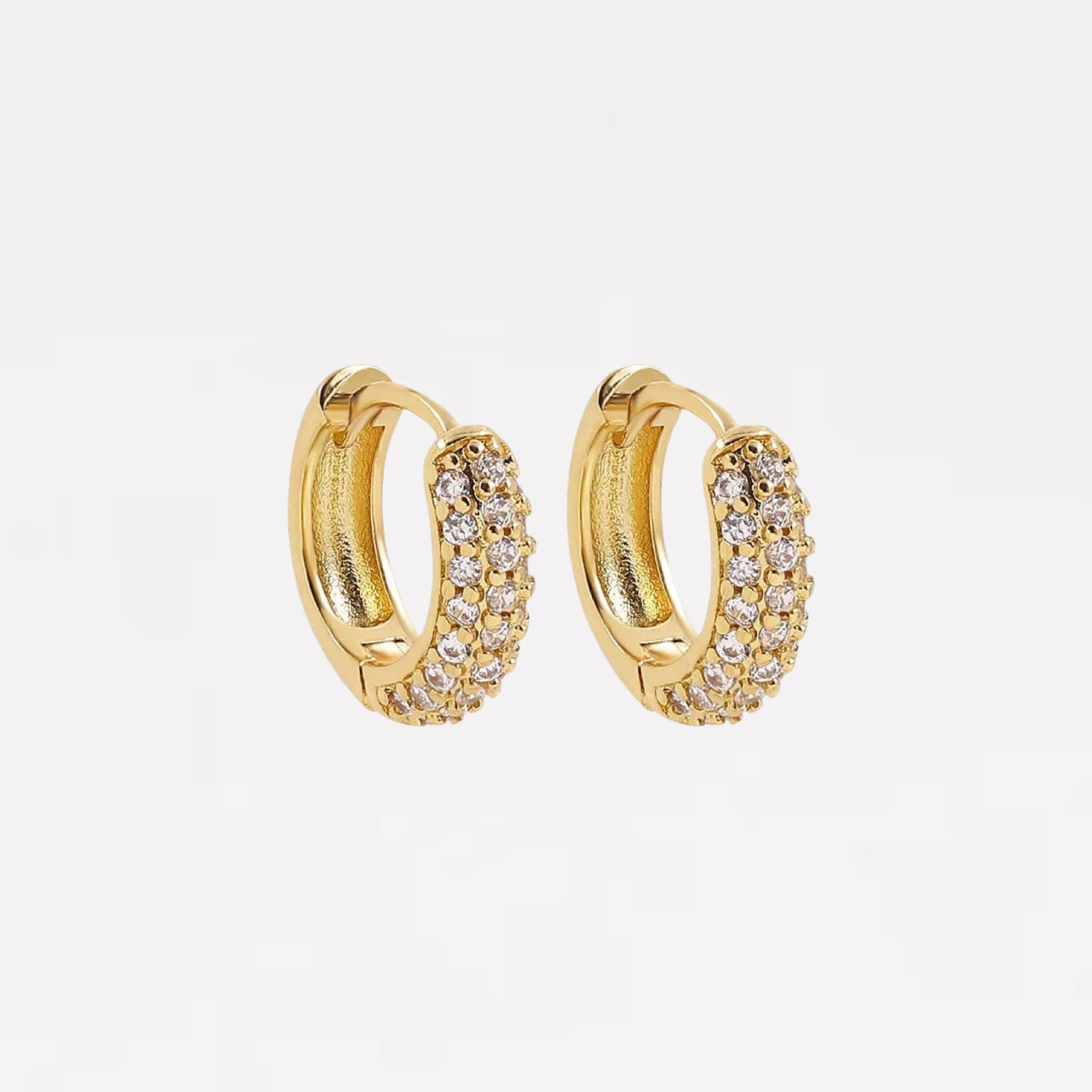 Zora Pavé Earrings