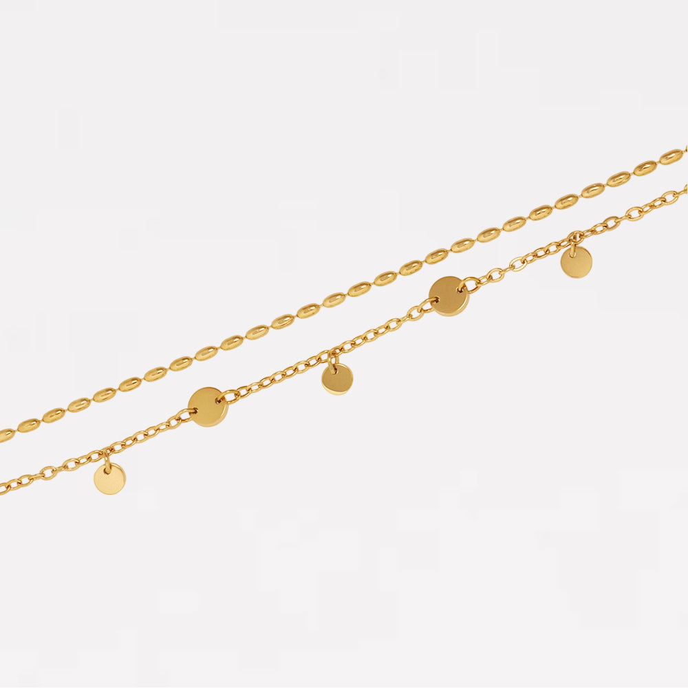 Disc Duo Bracelet