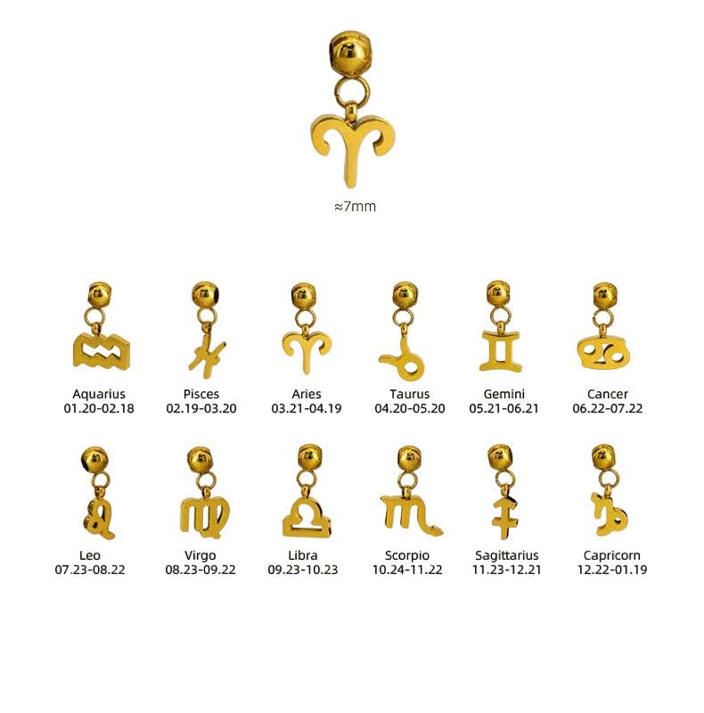 Zodiac Sign Charm