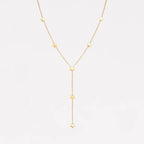 Star Y-Drop Station Necklaces