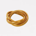 Triple Coil Snake Bangle