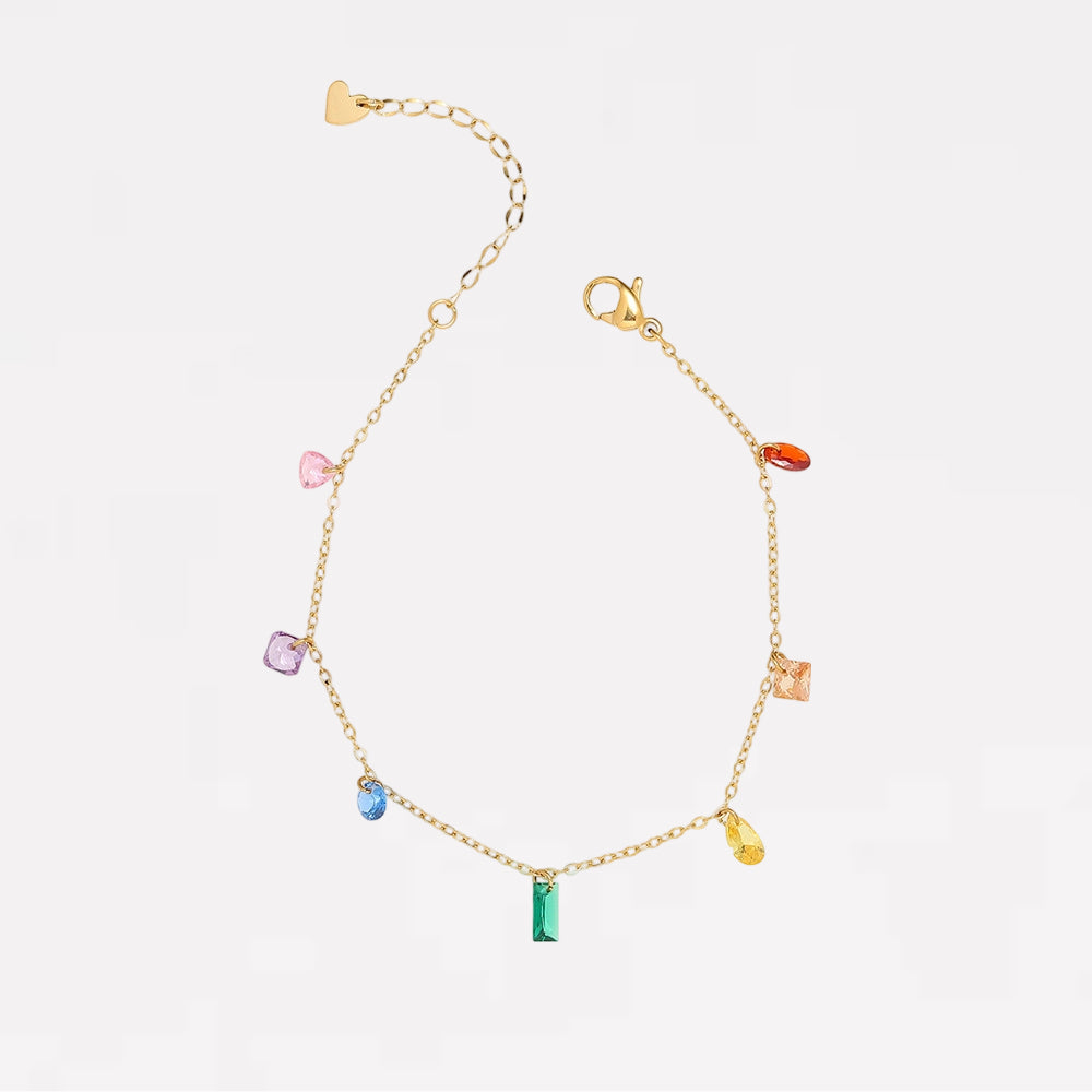 Rainbow Drop Bracelet