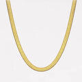 Flat Snake Chain Necklace
