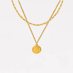 Queen Elizabeth Coin Layered Necklaces