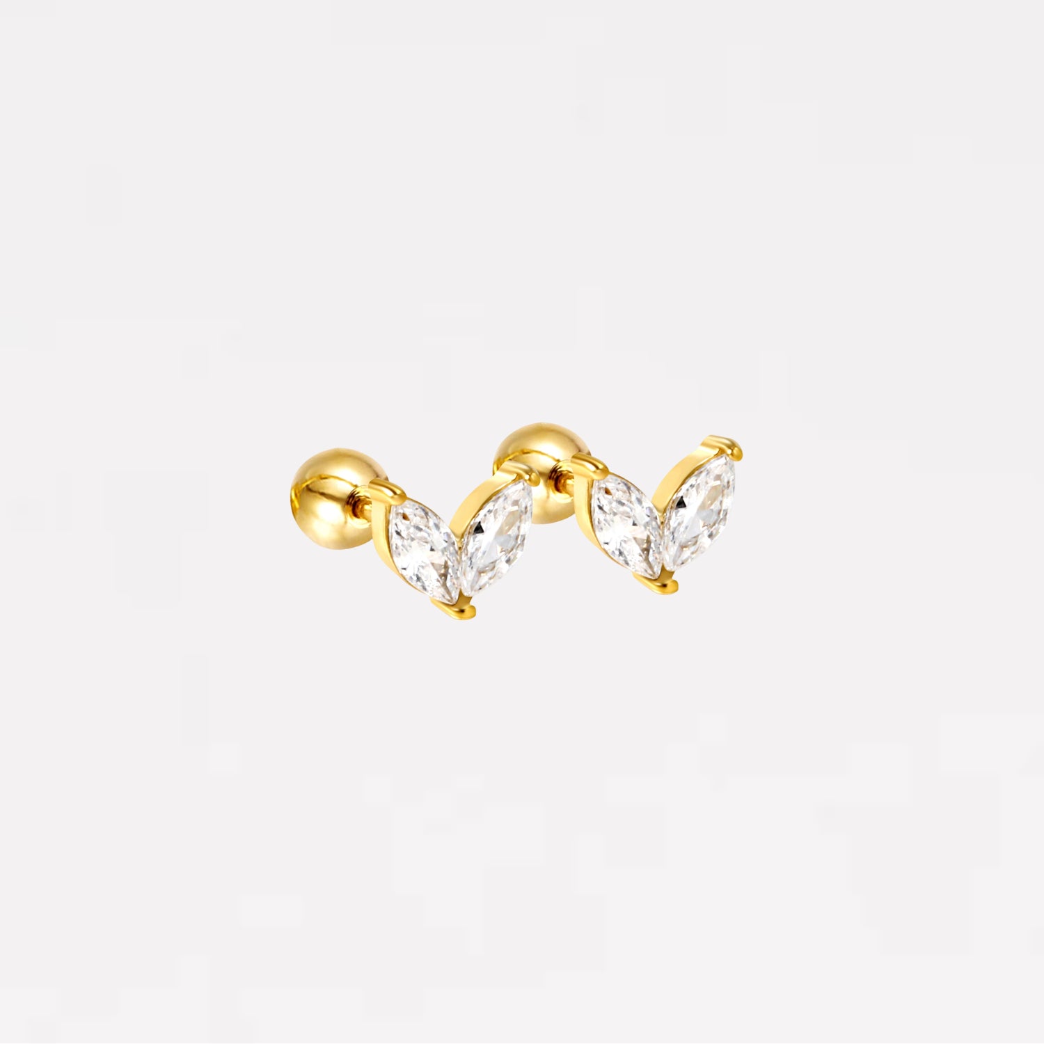 Veyra V Stud Earrings